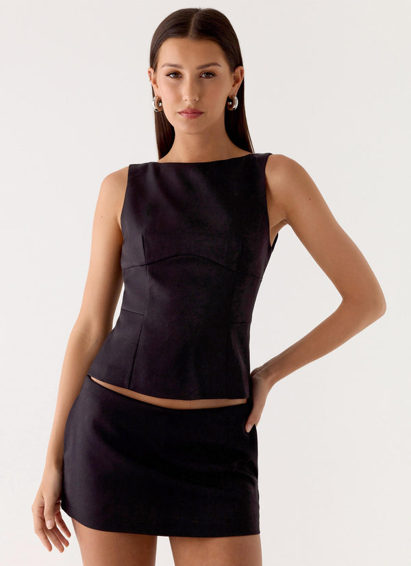 peppermayo Peppermayo Exclusive - Lulita Top - Black