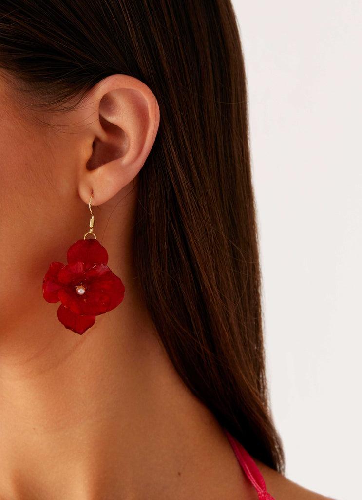 Peppermayo Peppermayo Exclusive - Mona Earrings - Red