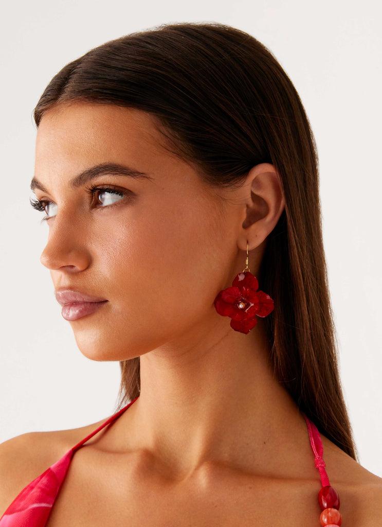 Peppermayo Peppermayo Exclusive - Mona Earrings - Red