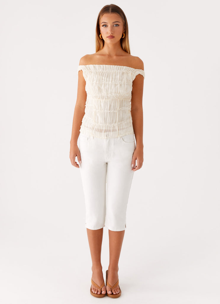 Peppermayo Peppermayo Exclusive - Nebula Top - Ivory