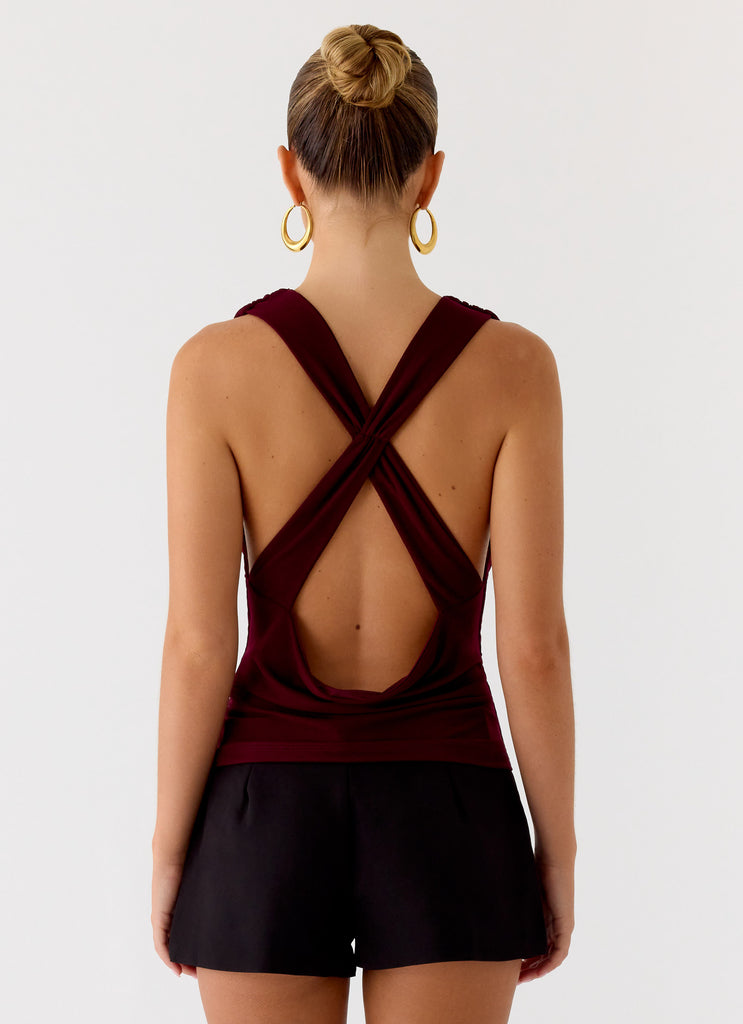 Peppermayo Peppermayo Exclusive - Oracle Top - Plum
