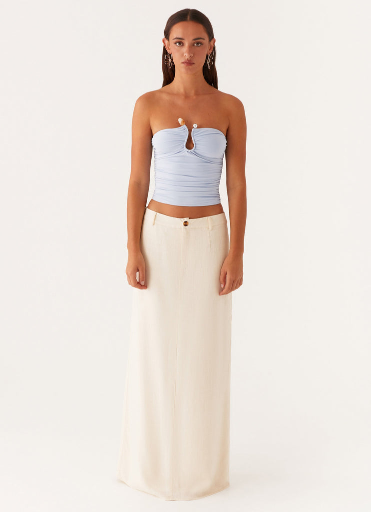 Peppermayo Peppermayo Exclusive - Rudy Tube Top - Blue