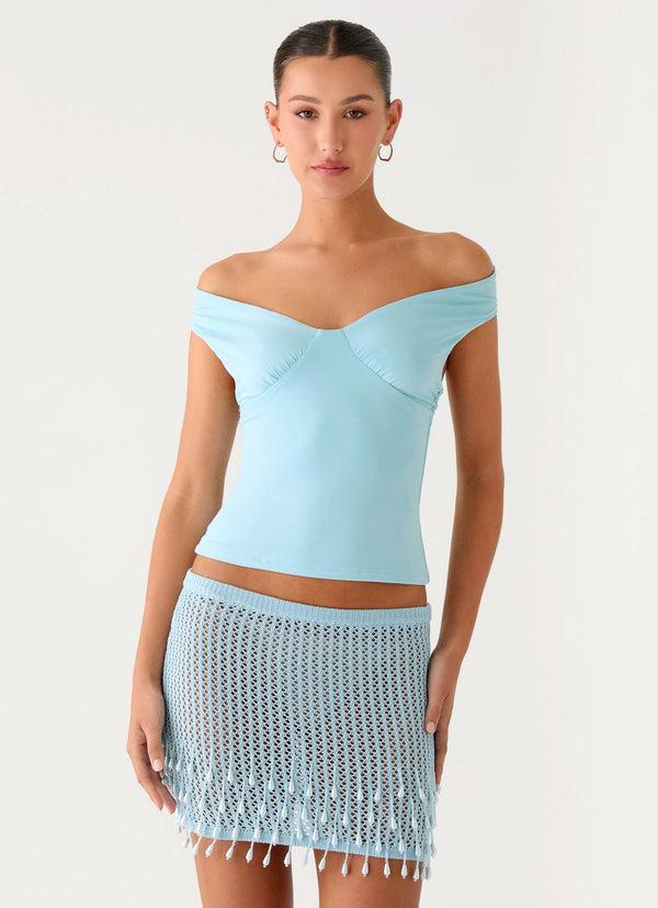 peppermayo Peppermayo Exclusive - Rylie Top - Blue