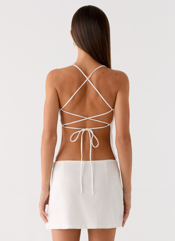 Peppermayo Peppermayo Exclusive - Sangria Top - White