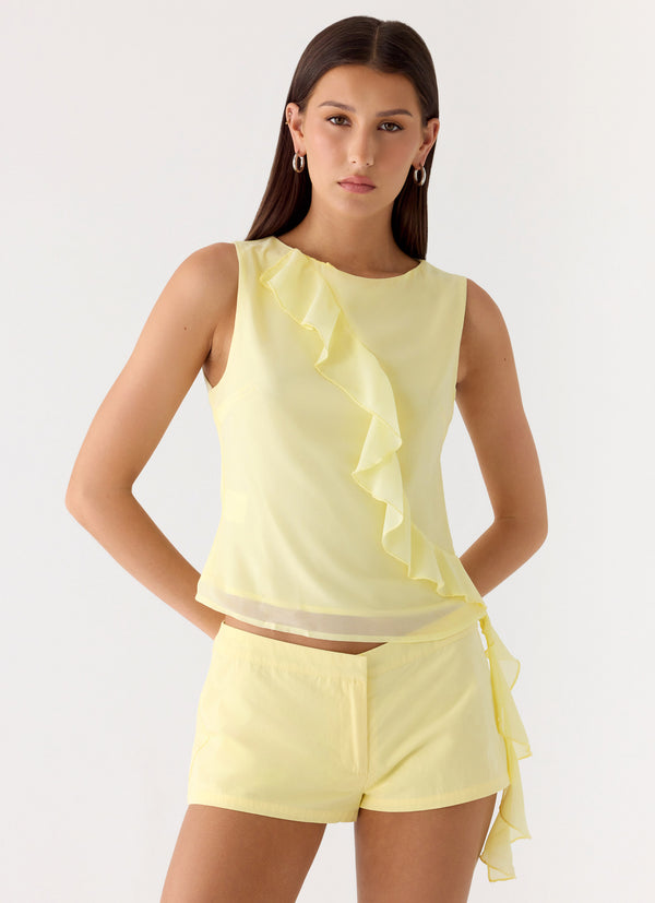 peppermayo Peppermayo Exclusive - Sun Up Top - Yellow