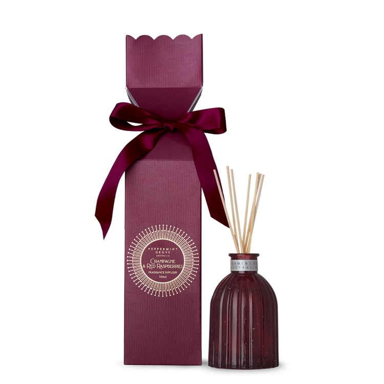 peppermint grove Champagne & Red Raspberries Mini Diffuser Bon-Bon 100ml