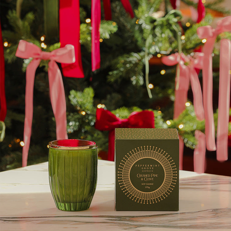 Peppermint Grove Crushed Pine & Clove Soy Candle 370g