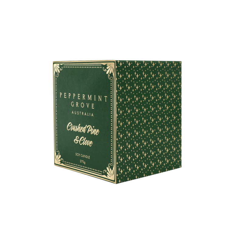 Peppermint Grove Crushed Pine & Clove Soy Candle 370g