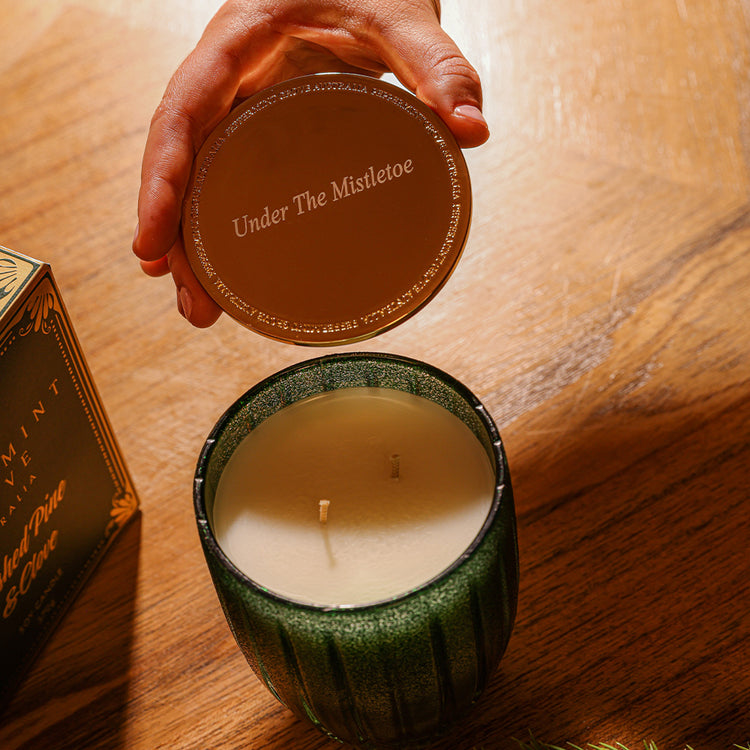 Peppermint Grove Crushed Pine & Clove Soy Candle 370g