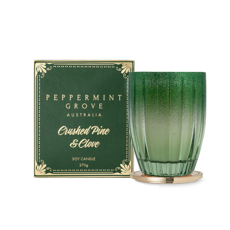 peppermint grove Crushed Pine & Clove Soy Candle 370g