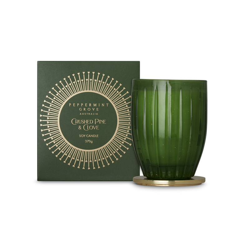 peppermint grove Crushed Pine & Clove Soy Candle 370g