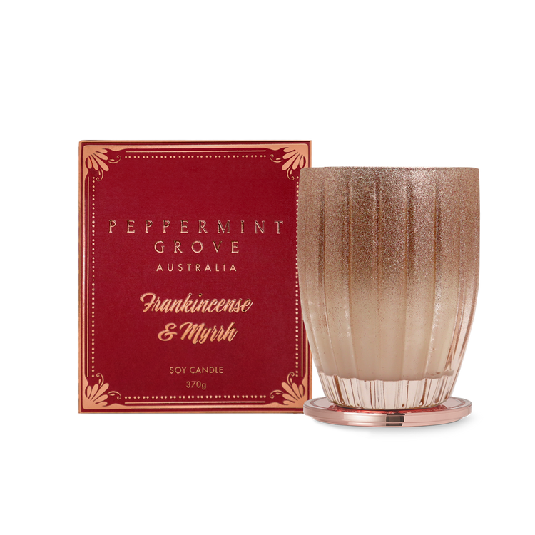 peppermint grove Frankincense & Myrrh Soy Candle 370g