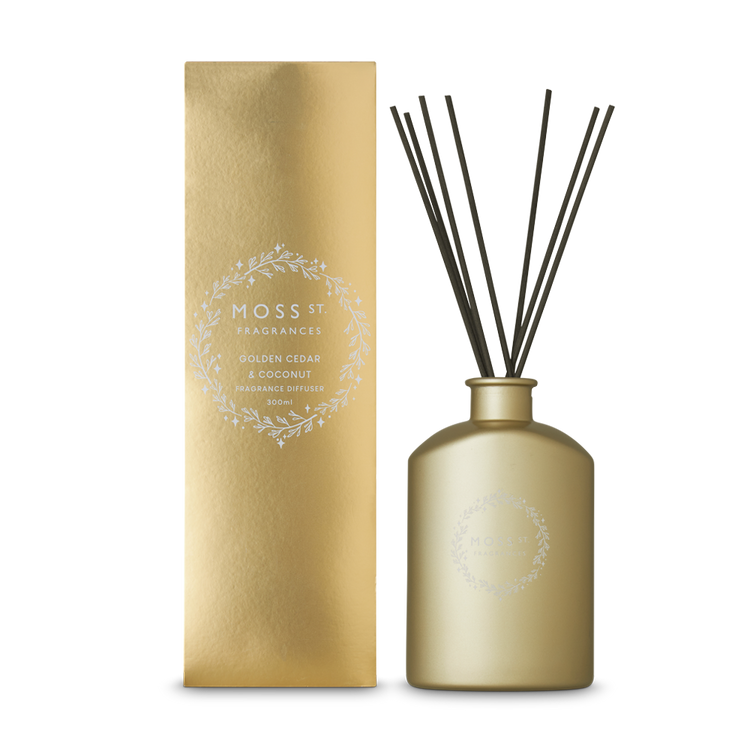 peppermint grove Golden Cedar & Coconut Fragrance Diffuser 300ml