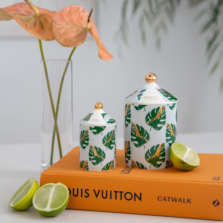 peppermint grove Green Sage & Cedar Ceramic Candle 100g