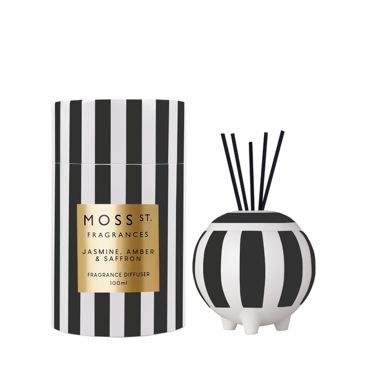 peppermint grove Jasmine Amber & Saffron Ceramic Diffuser 100ml