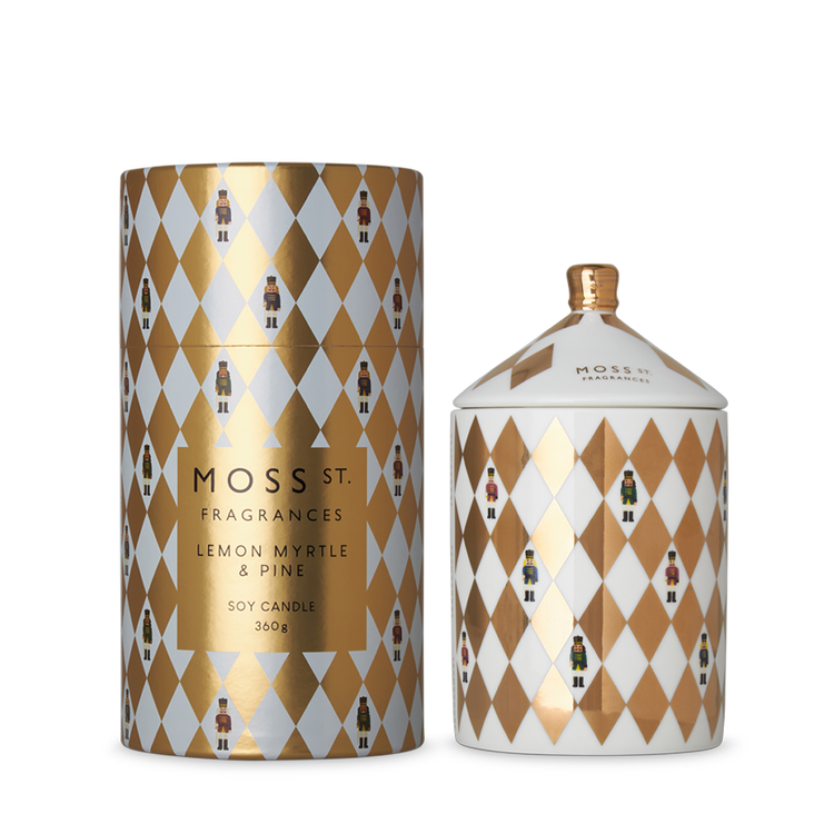 peppermint grove Lemon Myrtle & Pine Ceramic Candle 360g