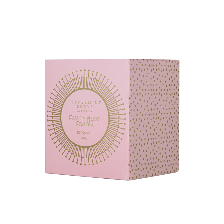 Peppermint Grove Passion Berry Pavlova Soy Candle 370g
