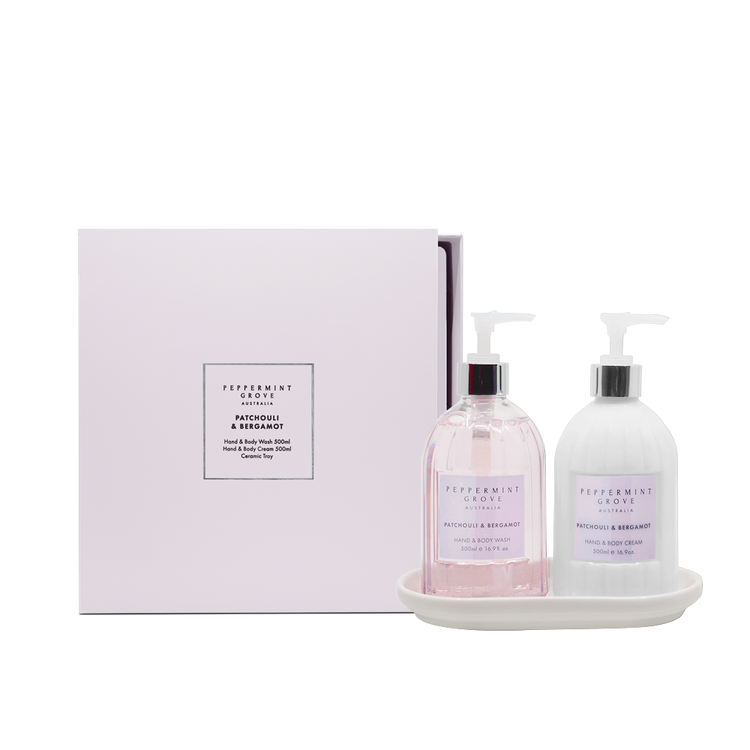 peppermint grove Patchouli & Bergamot Hand Care Gift Set