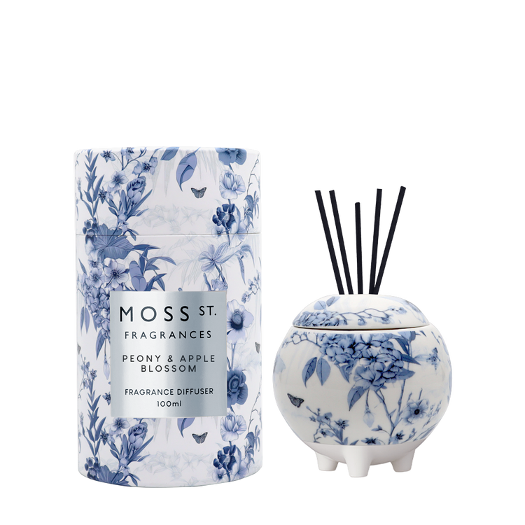 peppermint grove Peony & Apple Blossom Ceramic Diffuser 100ml
