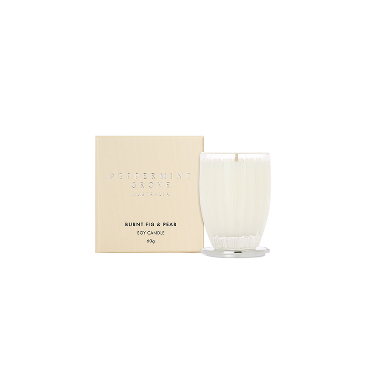 Peppermint Grove Burnt Fig & Pear Soy Candle 370g