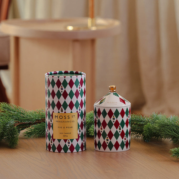 Peppermint Grove Fig & Pear Ceramic Candle 360g