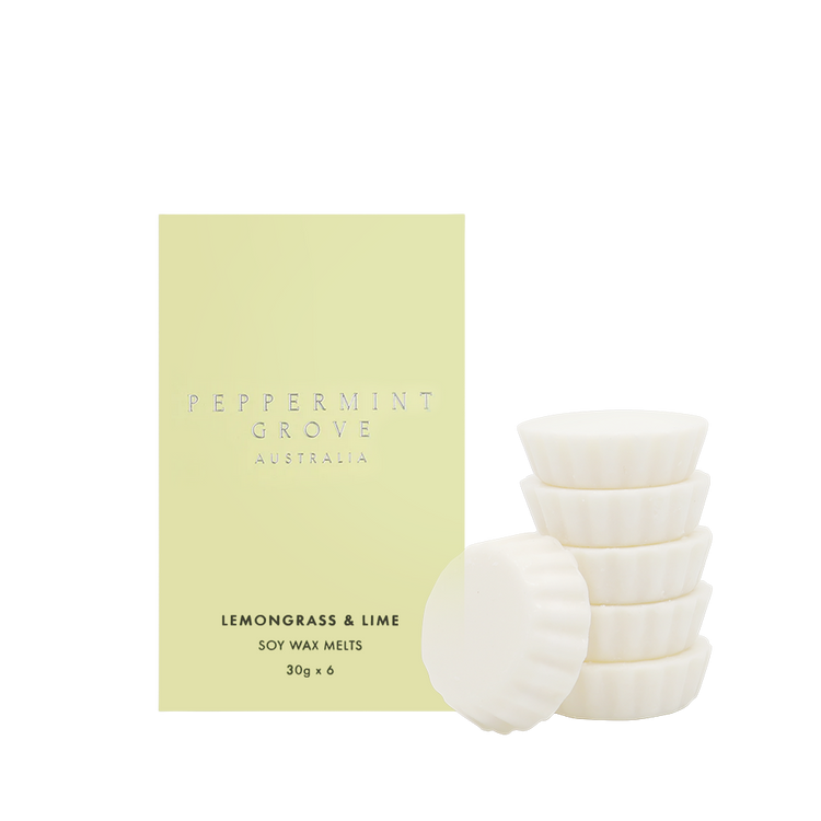 peppermint grove Lemongrass & Lime Soy Wax Melts 30g
