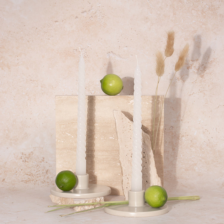 Peppermint Grove Lemongrass & Lime Spiral Candle Set