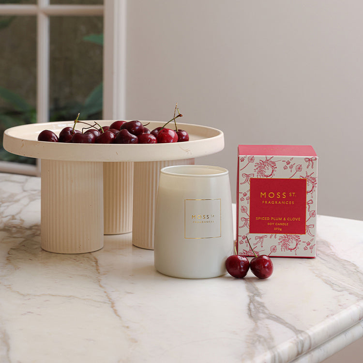 Peppermint Grove Spiced Plum & Clove Soy Candle 370g