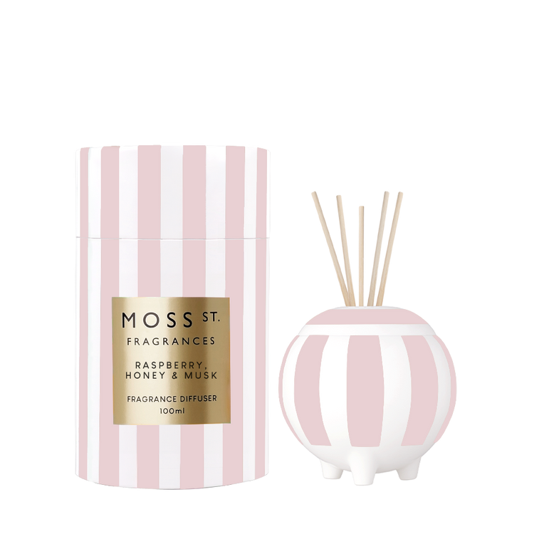 peppermint grove Raspberry Honey & Musk Ceramic Diffuser 100ml