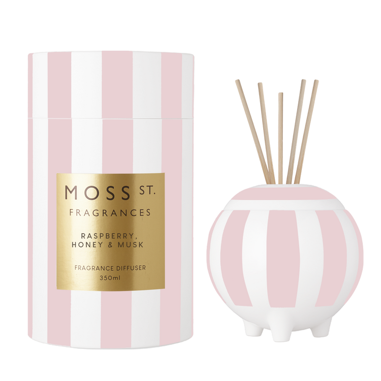 peppermint grove Raspberry Honey & Musk Ceramic Diffuser 350ml