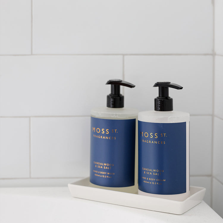 Peppermint Grove Sandalwood & Sea Salt Hand & Body Cream 450ml