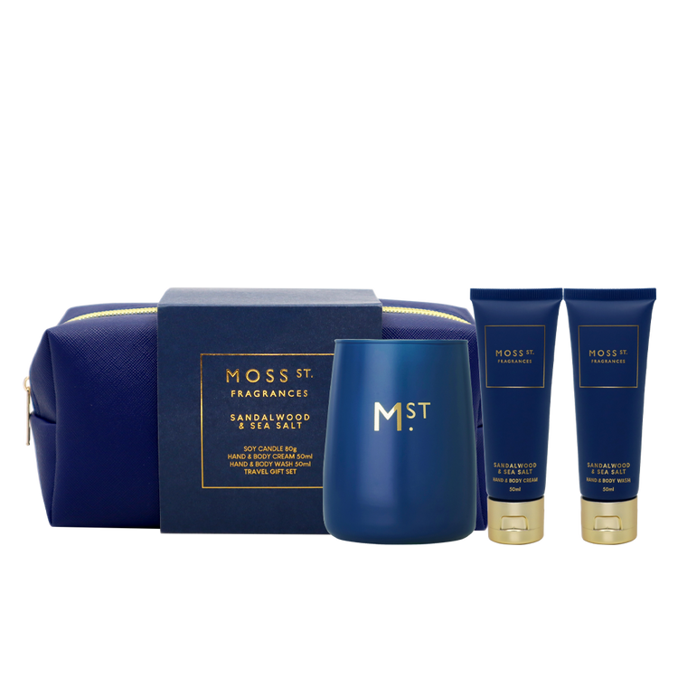 peppermint grove Sandalwood & Sea Salt Travel Gift Set