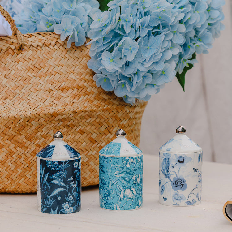 Peppermint Grove Sea Spray & Waterlily Ceramic Candle 100g