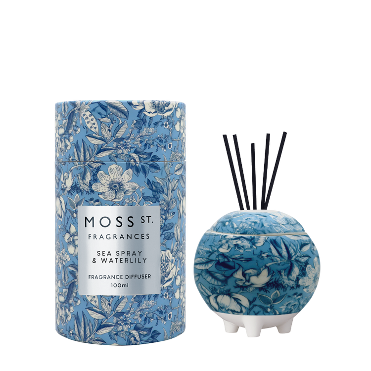 peppermint grove Sea Spray & Waterlily Ceramic Diffuser 100ml