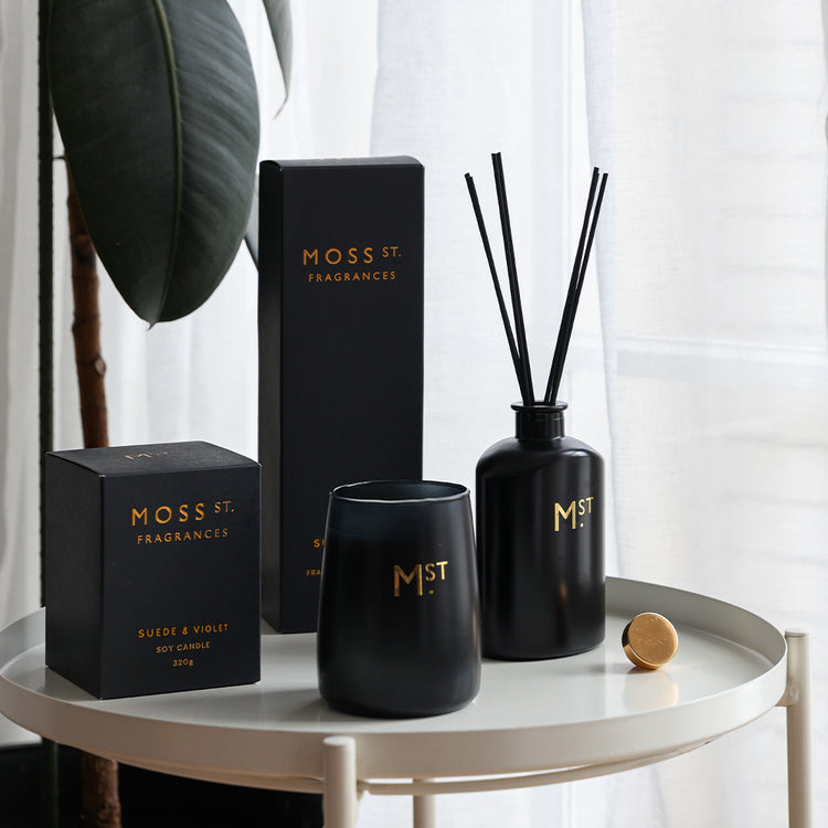 peppermint grove Suede & Violet Fragrance Diffuser 275ml