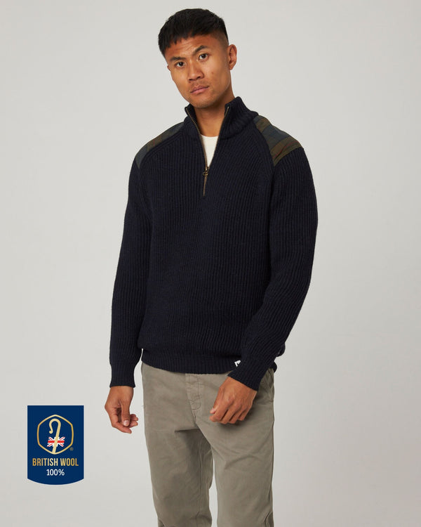 Peregrine Bexley Quarter Zip Jumper