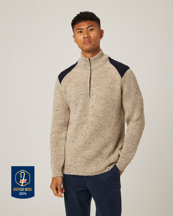 peregrine Bexley Quarter Zip Jumper