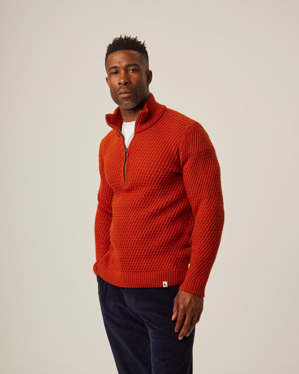 Peregrine Birchall Quarter Zip Jumper