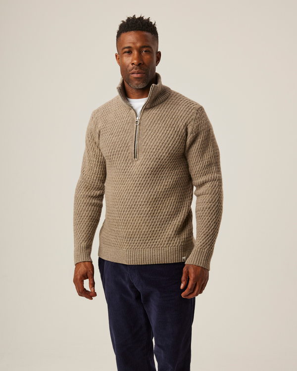 Peregrine Birchall Quarter Zip Jumper