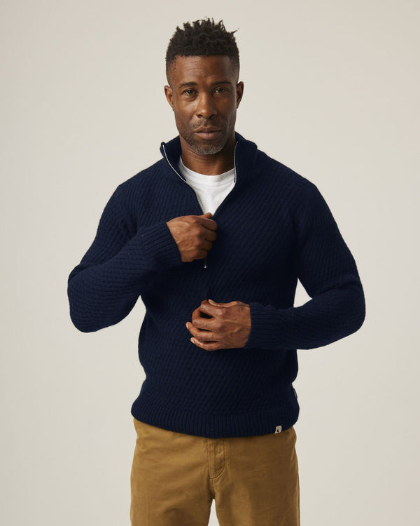 Peregrine Birchall Quarter Zip Jumper