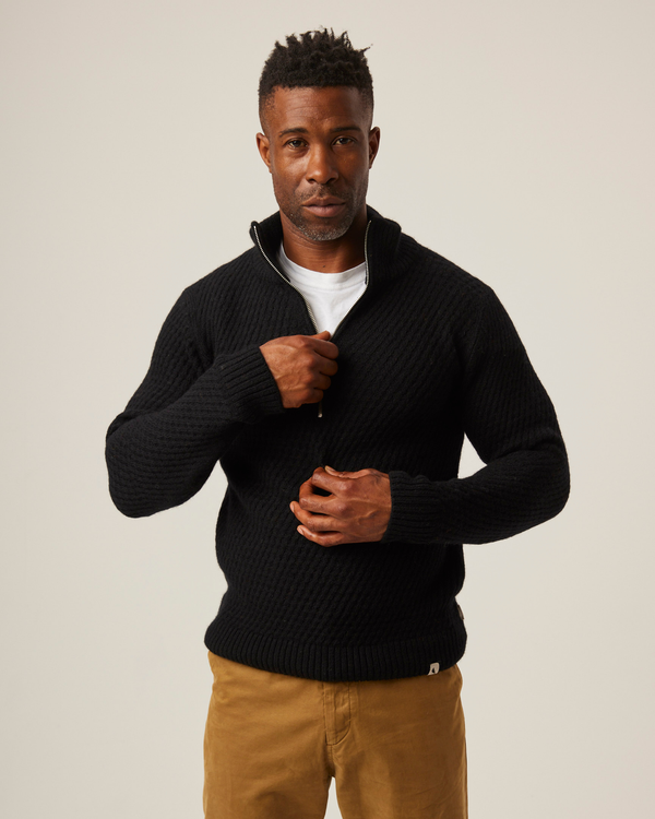 peregrine Birchall Quarter Zip Jumper