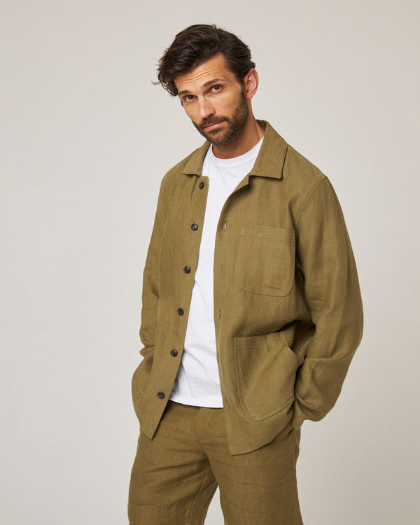 Peregrine Grange Linen Shacket