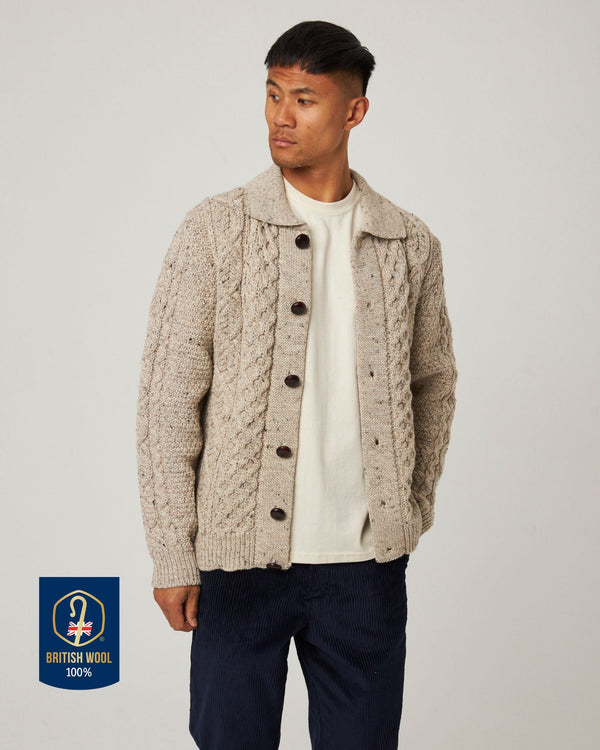 Peregrine Hudson Aran Cardigan