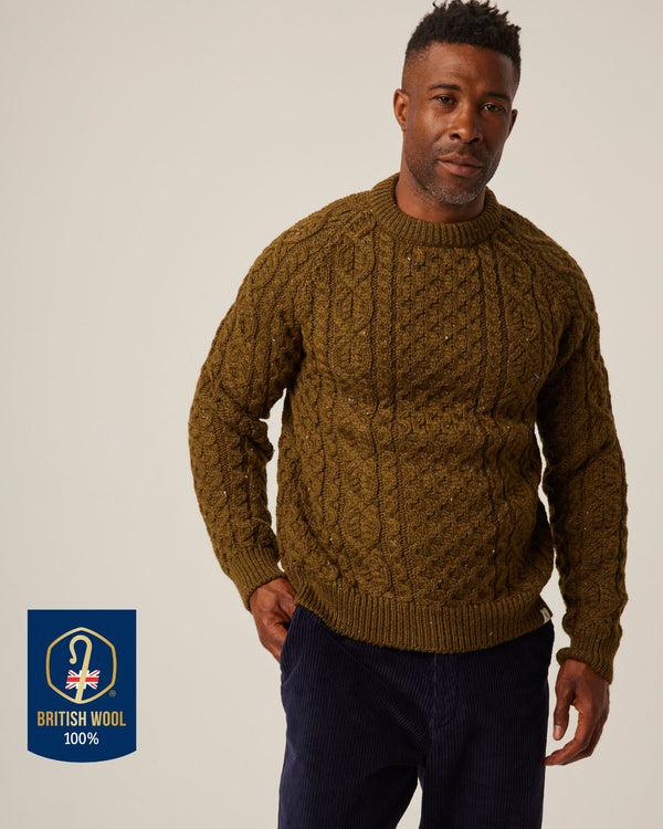 Peregrine Hudson Aran Jumper