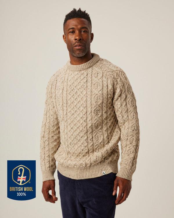 Peregrine Hudson Aran Jumper