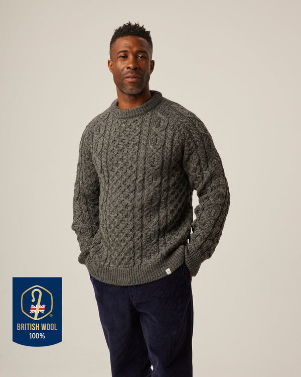 Peregrine Hudson Aran Jumper