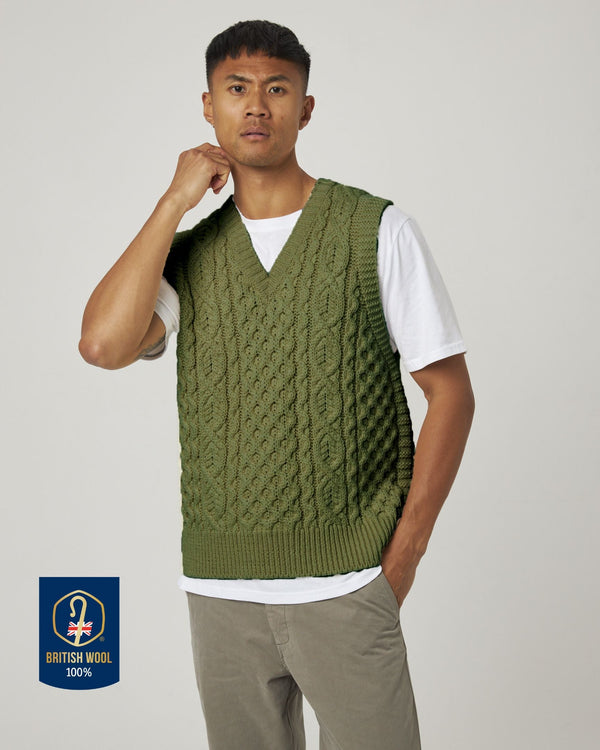 Peregrine Hudson Aran Vest