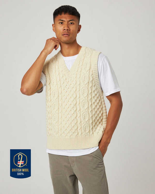 peregrine Hudson Aran Vest