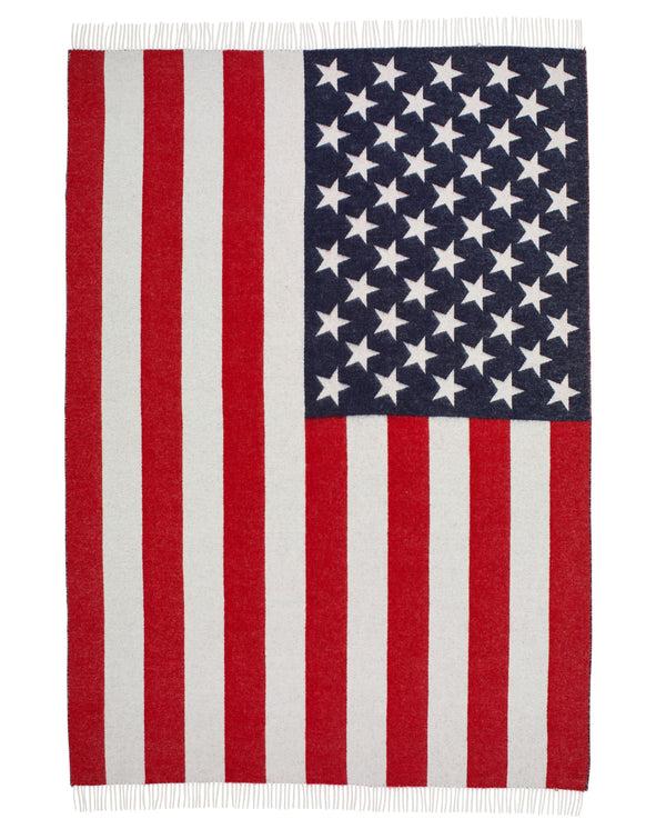 peregrine USA Stars & Stripes Wool Blanket