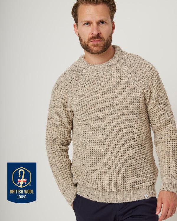Peregrine Waffle Crew Jumper